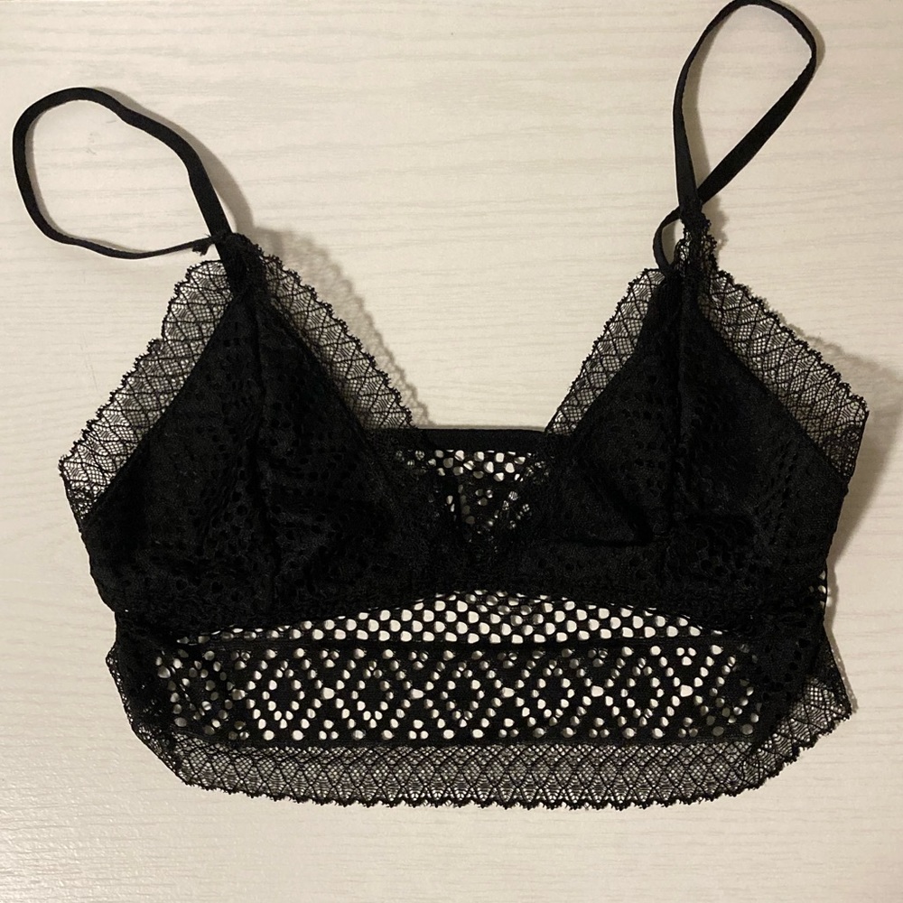 Urban Outfitters Out From Under Black Lacy Bralette!